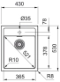 Мойка Franke SID 610-40, белый