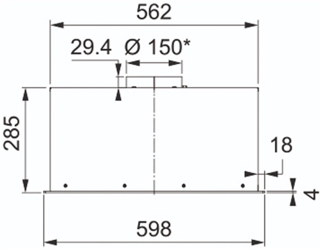 Вытяжка Franke LUCE 60 BK