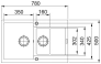 Мойка Franke MRG 651-78, бежевый