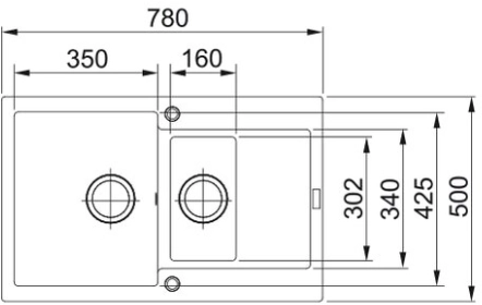 Мойка Franke MRG 651-78, бежевый