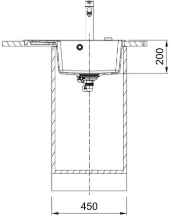 Мойка Franke CNG 611/211-62 TL, чаша справа, белый