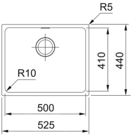 Мойка Franke SID 110-50, кофе