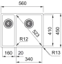 Мойка Franke BXX 260/160-34-16