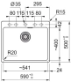 Мойка Franke MRG 610-54, черный