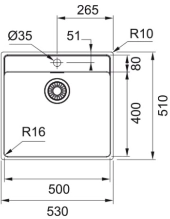 Мойка Franke MRX 210-50 TL