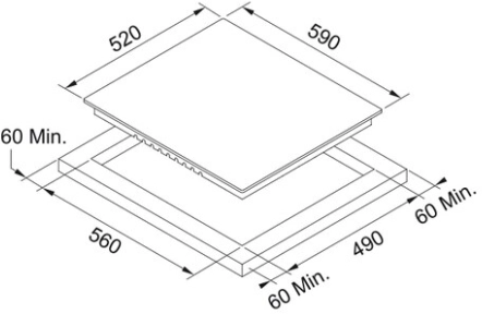 Варочная панель Franke FHR 604 C T BK