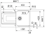 Мойка Franke UBG 611-86, сахара