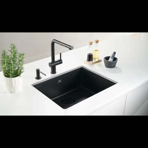 Мойка Franke MRG 110-72 черный матовый стоп-вентиль