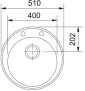 Мойка Franke ROG 610-41, сахара