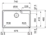 Мойка Franke BELL BCХ 610-74 TL 