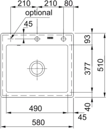 Мойка Franke MTK 610-58, белый