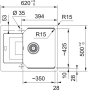 Мойка Franke UBG 611-62, матовый черный