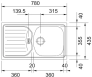 Мойка Franke ETN 614-N, нержавеющая сталь матовая