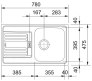 Мойка Franke EFL 614-78, нержавеющая сталь декор