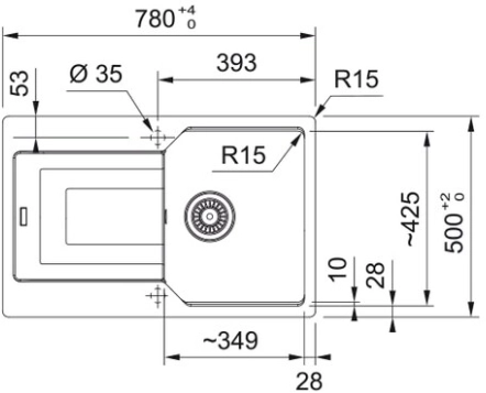 Мойка Franke UBG 611-78, белый