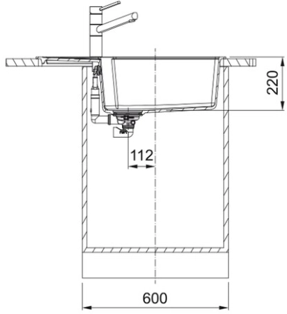 Мойка Franke UBG 611-78L, сахара