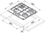 Варочная панель Franke FHSM 604 4G XS C