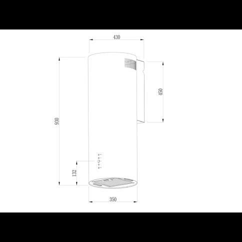 Кухонная вытяжка Franke AXIS 35 WH, белый