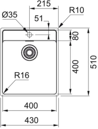 Мойка Franke MRX 210-40 TL