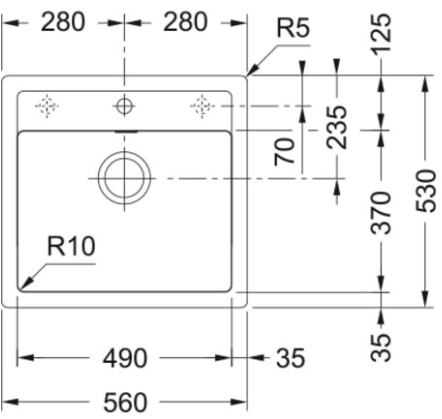 Мойка Franke SID 610, кофе