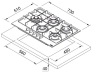 Варочная панель Franke FHMA 755 4G DCL OA C