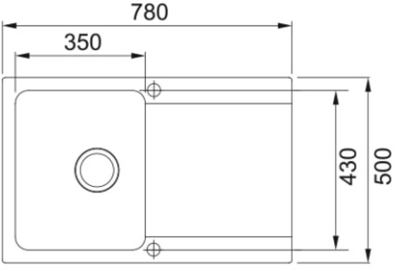 Мойка Franke OID 611-78, серый