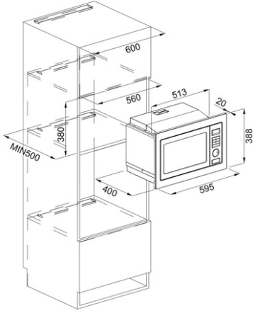 Микроволновая печь Franke FMW 250 CR2 G BK