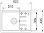 Мойка Franke BSG 611-62, серый камень