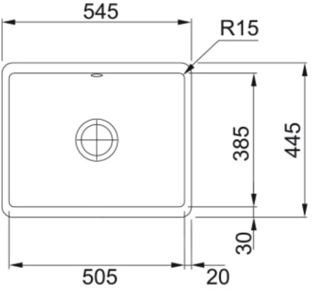 Мойка Franke KBK 110-50, жемчужно-серый