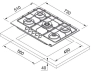 Варочная панель Franke FHSM 755 4G DC XS C