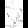 Смеситель Franke Atlas Neo Nozzle Window Side HP SS