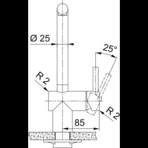 Смеситель Franke Atlas Neo Nozzle Window Side HP SS