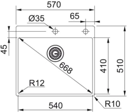 Мойка Franke BXX 210-54 TL