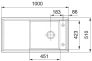 Мойка Franke ABK 611-100, графит