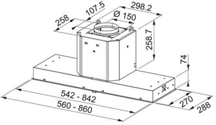 Вытяжка Franke FMY 908 BI BK