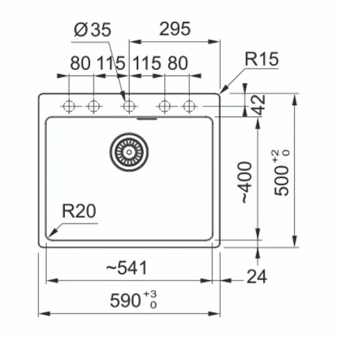 Кухонная мойка Franke MRG 610-54 оникс