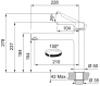 Смеситель Franke Centro, оптика стали