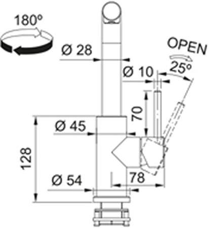 Смеситель Franke Smart Glenda