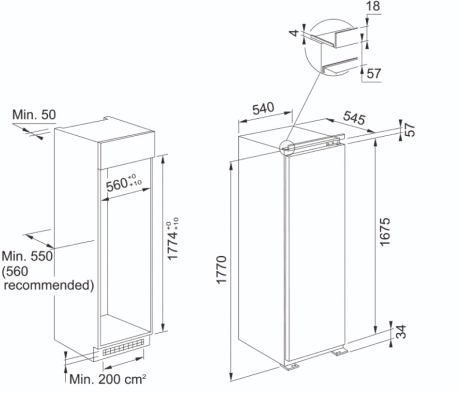 Морозильный шкаф Franke FSDF 330 NF NE E