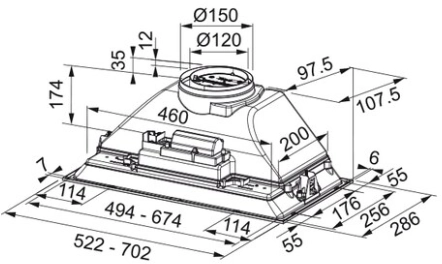 Вытяжка Franke BOX FBI 705 XS