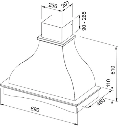 Вытяжка Franke FCS 90 O1